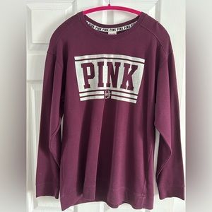 Victorias Secret PINK Burgundy Sweater